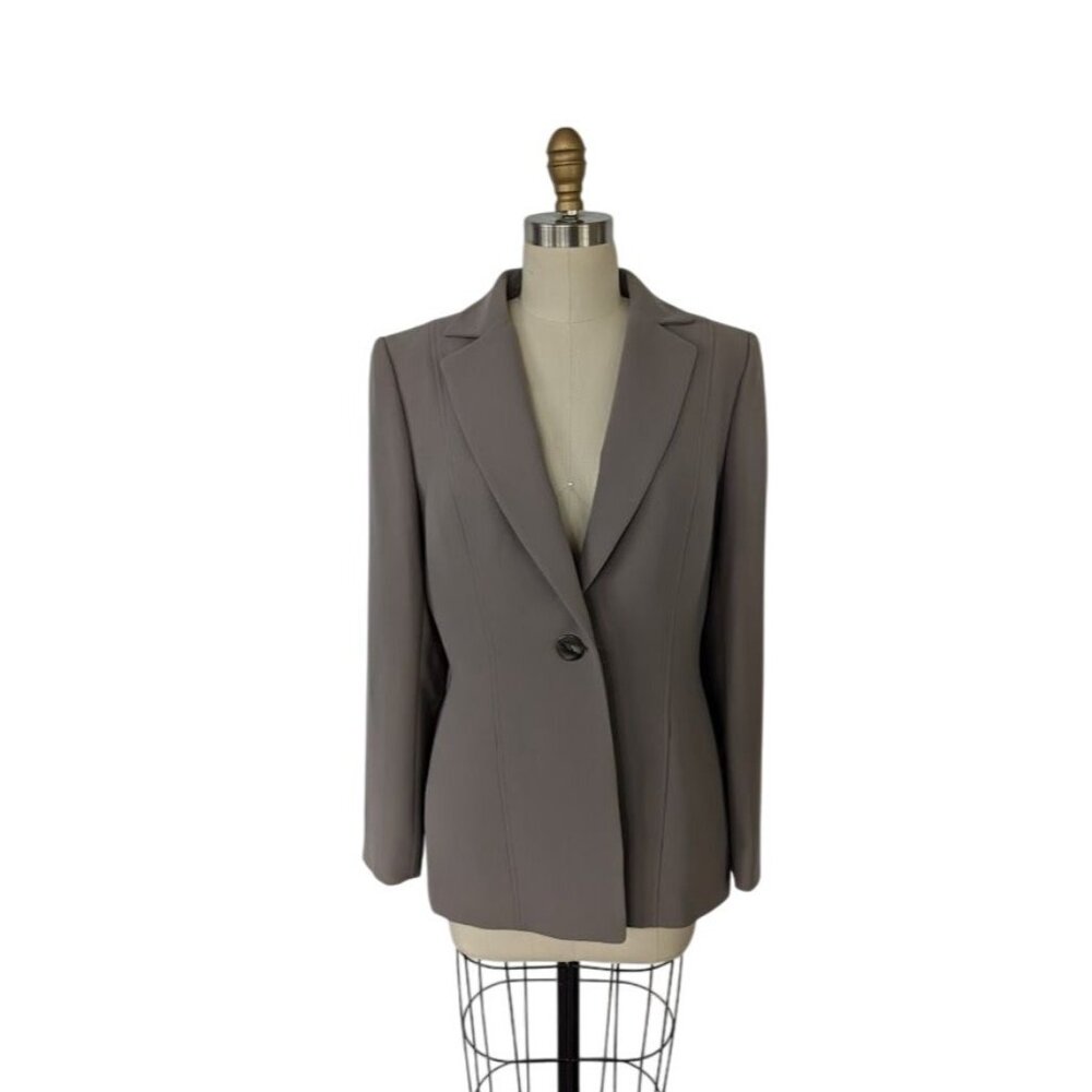 Tahari Arthur S. Levine Blazer Womens Size 10 Career Formal Office Jacket Button
